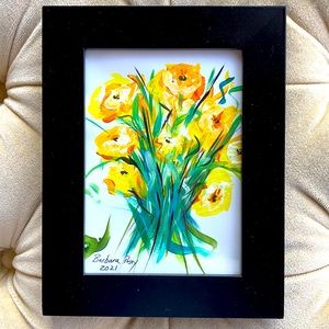 Picture frame with original art